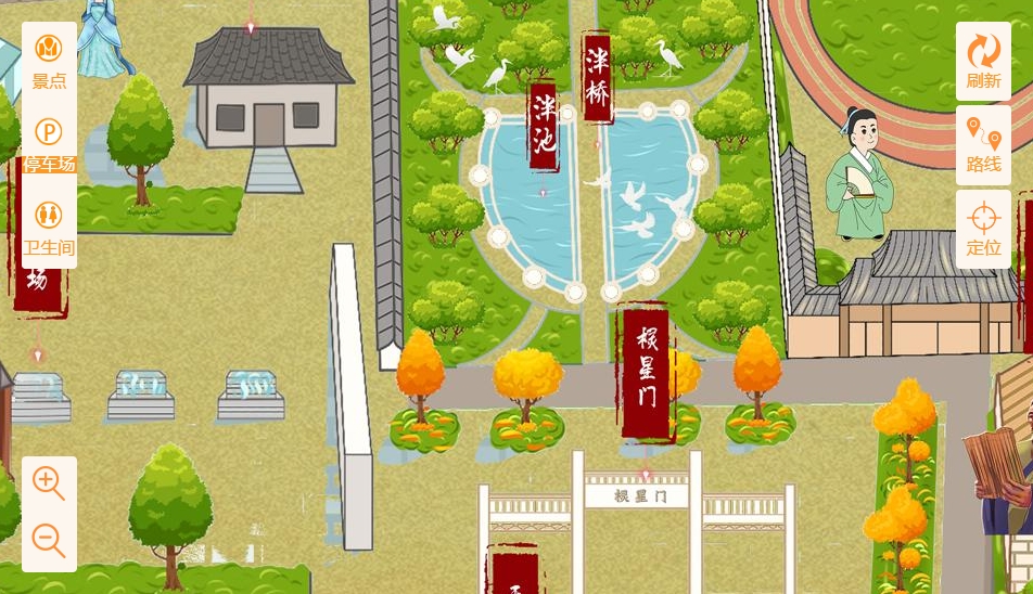 海曙手绘地图景区语音讲解导览系统：智慧景区建设的基石